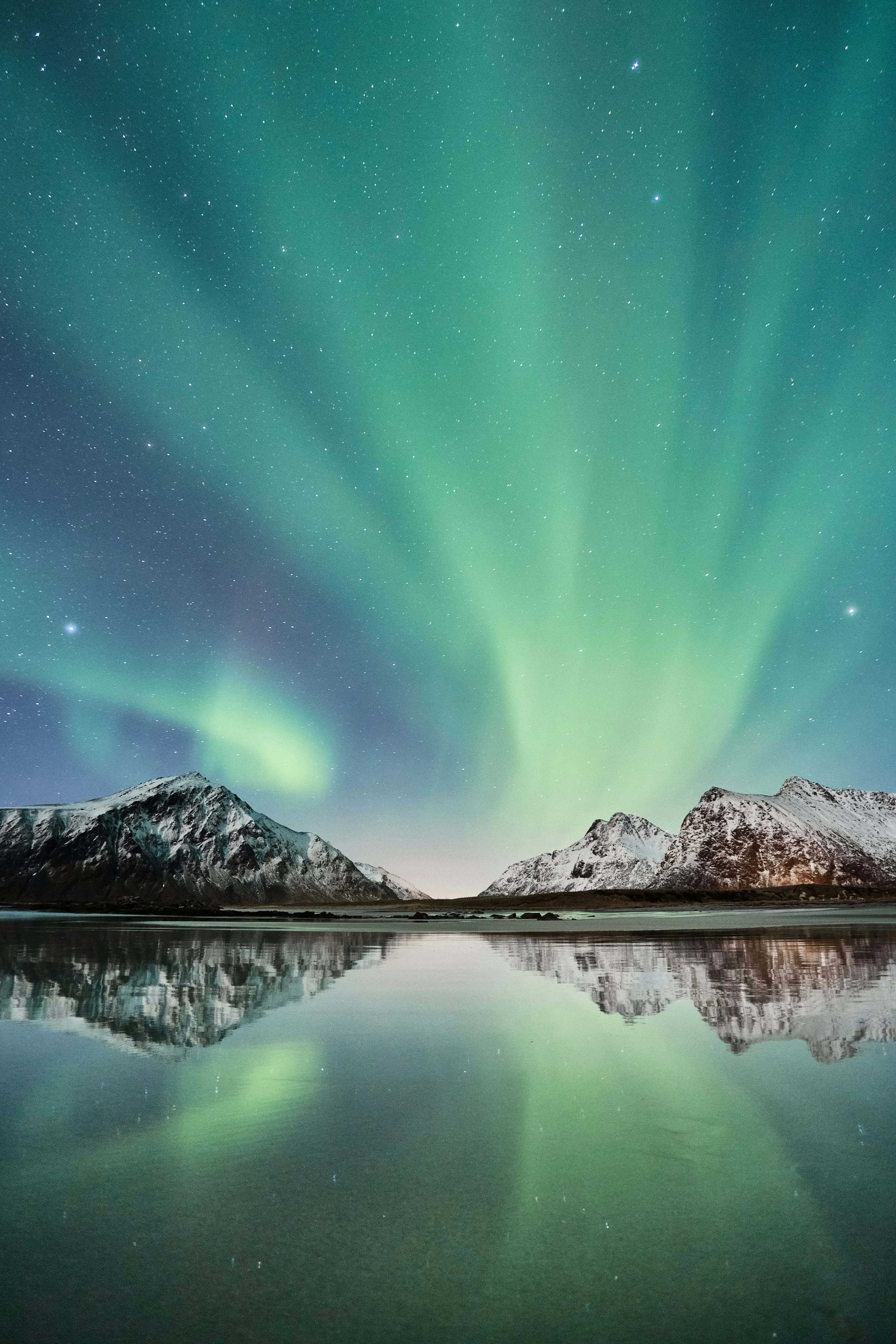 Bild der Polarlichter